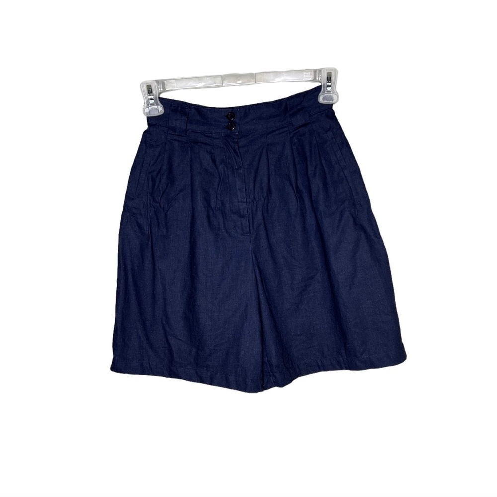 Carol Horn 90’s Vintage Linen Blend Shorts
